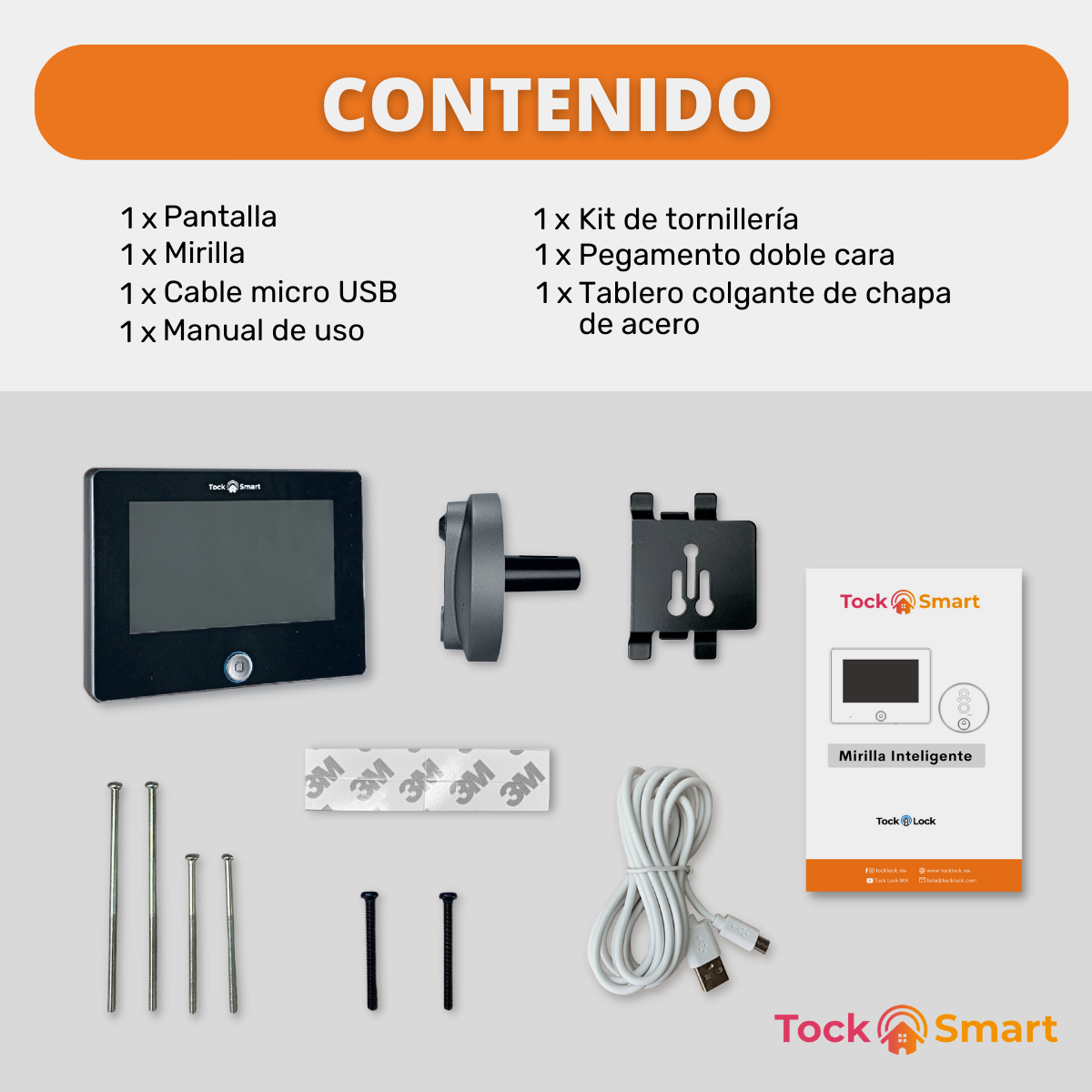 Kit De Cerradura Para Puerta de Seguridad – Tock Lock MX